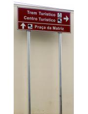 Placa de Orientação Turística